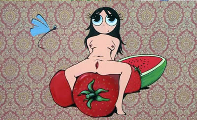 Porno-pop - 100 x 70 cm - Acrílico sobre mdf