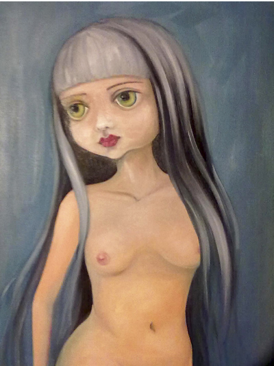 Niña - 50 x 70 cm - Oleo sobre tela
